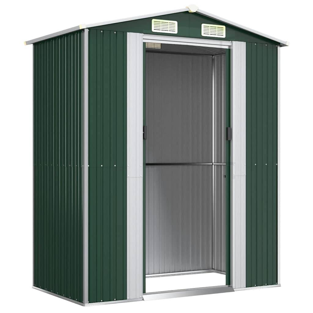 Vidaxl - Abri de jardin Vert 192x108x223 cm Acier galvanisé vidaXL 319267 - Image 10