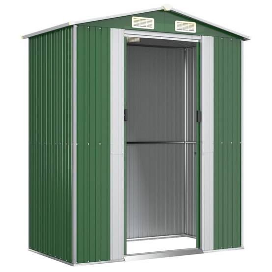 Vidaxl - Abri de jardin Vert 192x108x223 cm Acier galvanisé vidaXL 319267 - Image 7