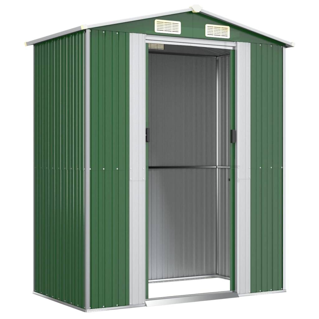 Vidaxl - Abri de jardin Vert 192x108x223 cm Acier galvanisé vidaXL 319267 - Image 7