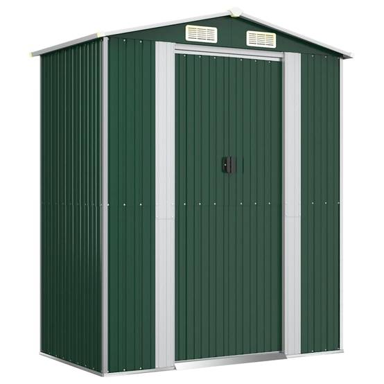 Vidaxl - Abri de jardin Vert 192x108x223 cm Métal galvanisé 6m² vidaXL 319267 - Image 2