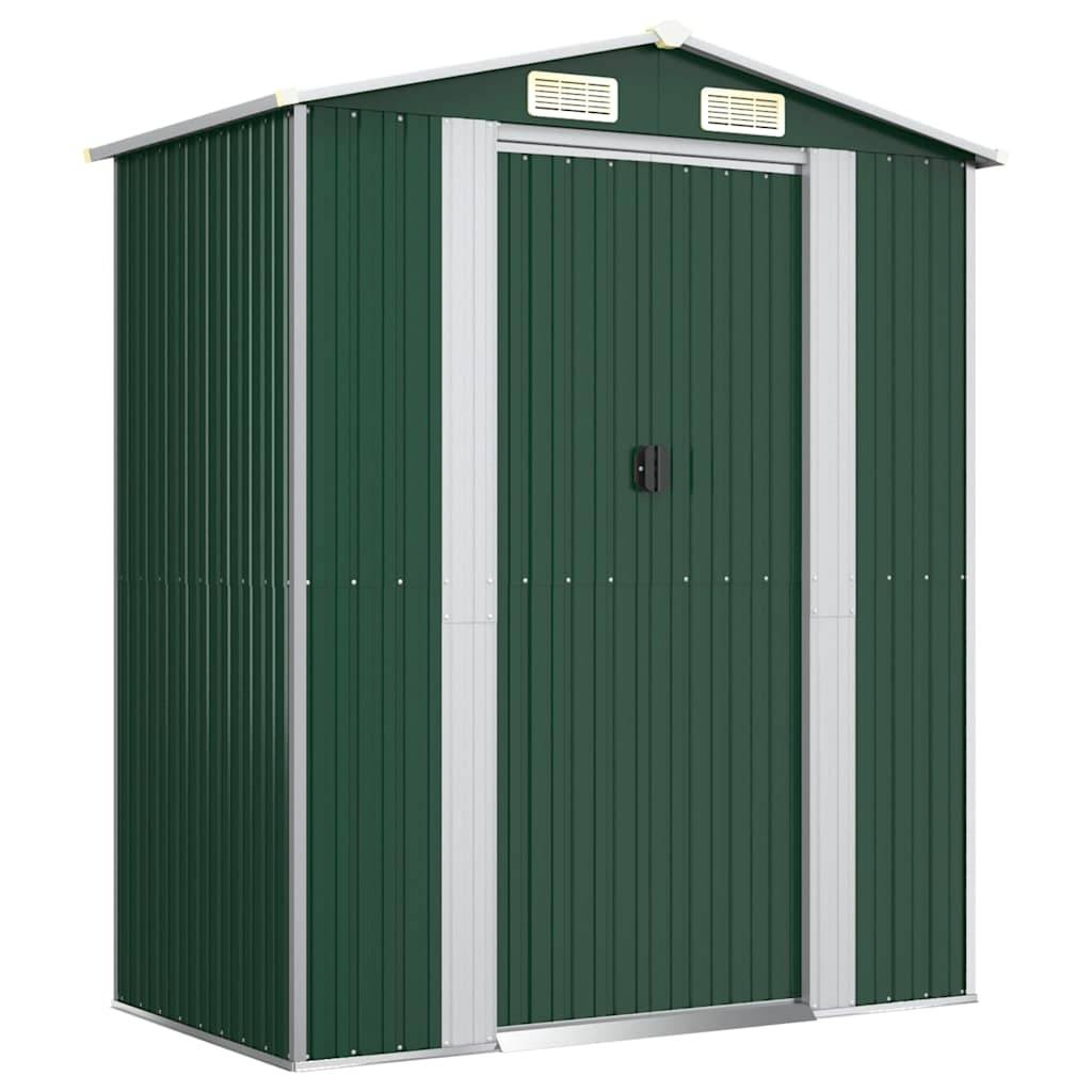 Vidaxl - Abri de jardin Vert 192x108x223 cm Métal galvanisé 6m² vidaXL 319267 - Image 2