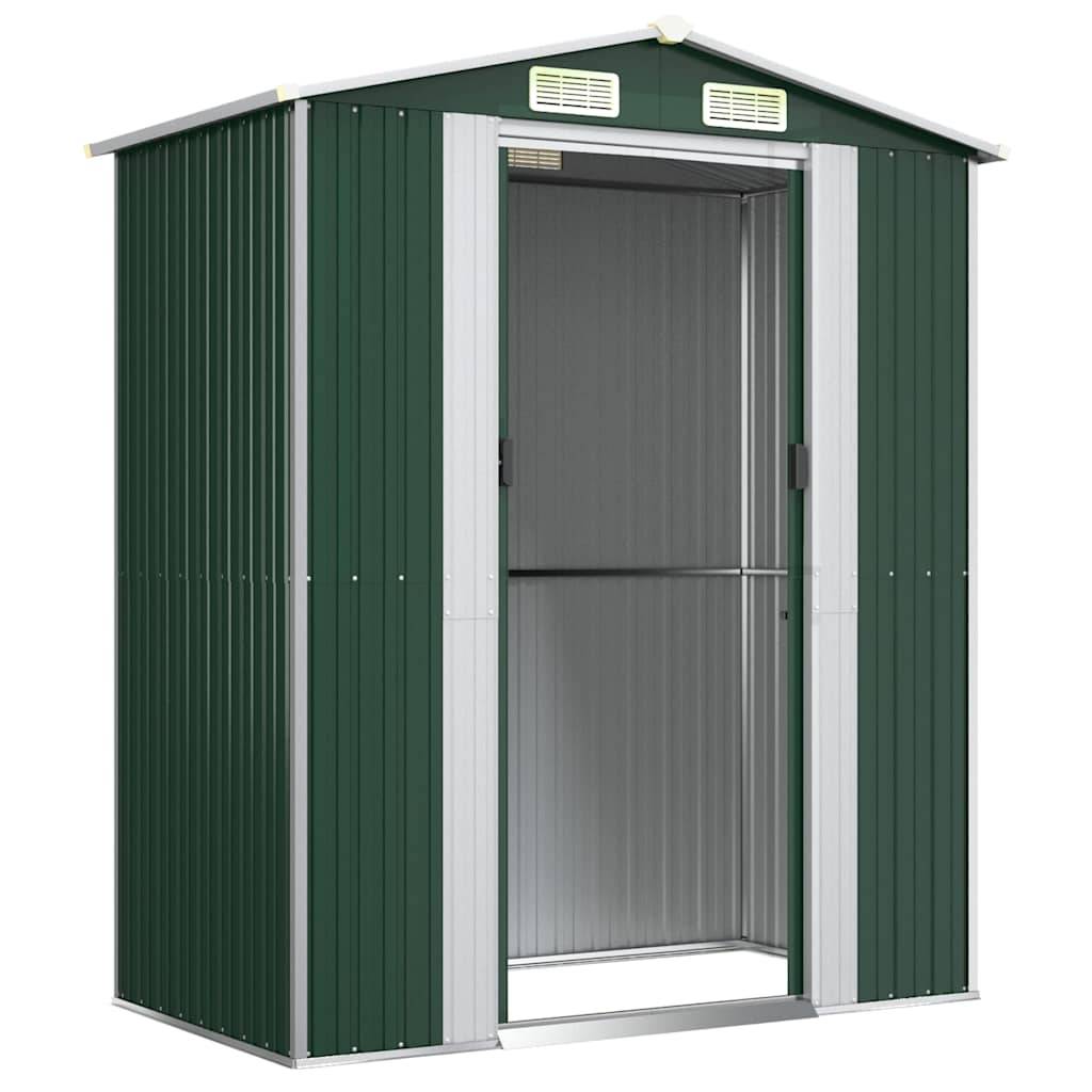 Vidaxl - Abri de jardin Vert 192x108x223 cm Métal galvanisé 6m² vidaXL 319267 - Image 5