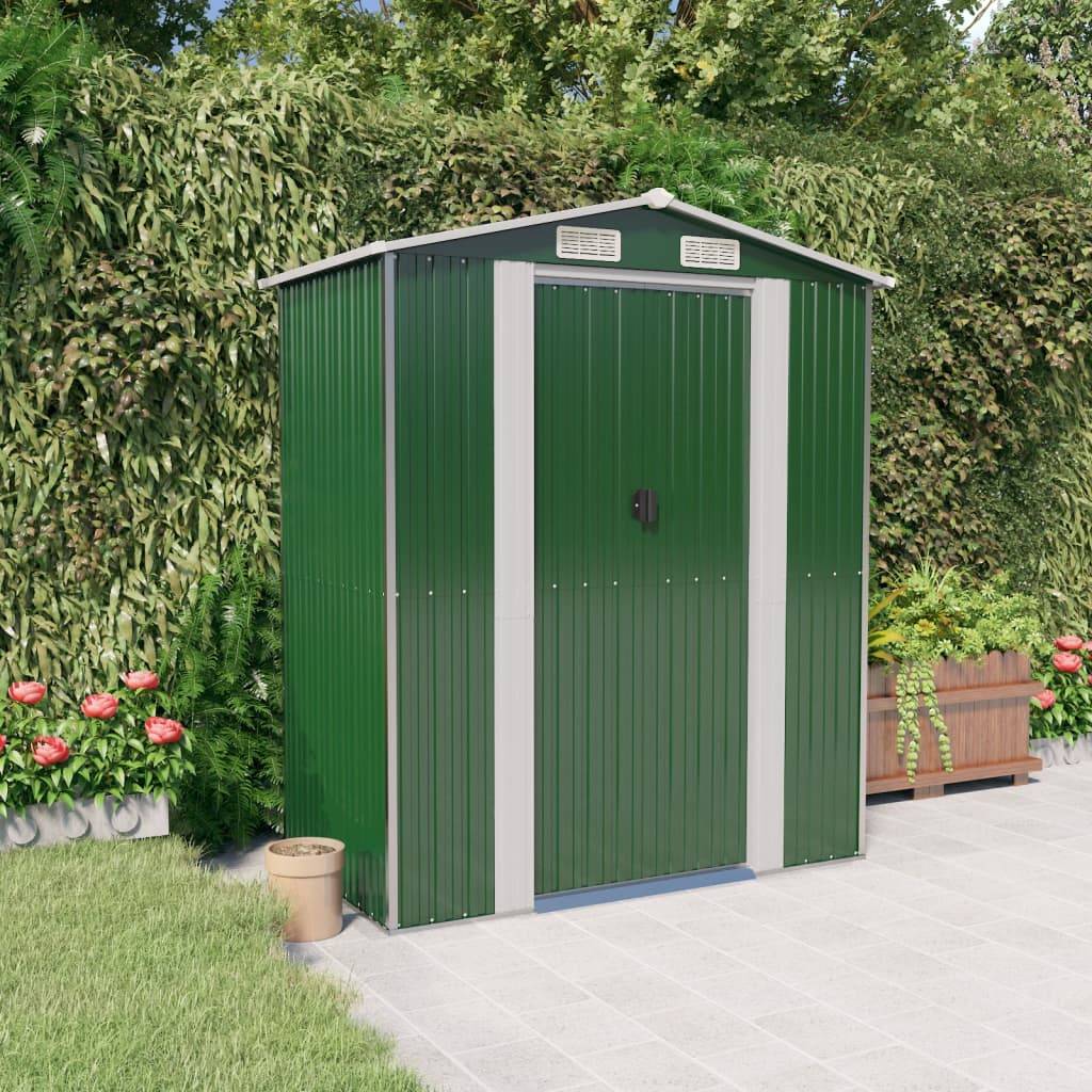 Vidaxl - Abri de jardin Vert 192x108x223 cm Acier galvanisé vidaXL 319267