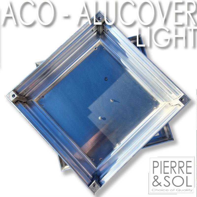 Alucover Light/Light Low - Couvercle à carreler étanche - ACO - 40 x 40 cm 50 mm - Image 3