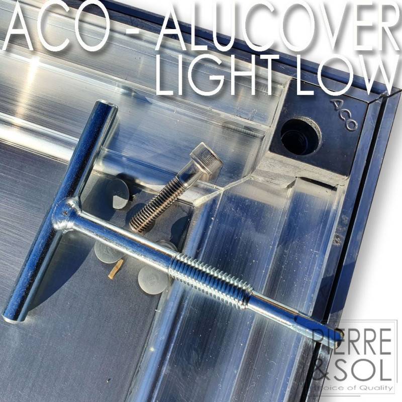 Alucover Light/Light Low - Couvercle à carreler étanche - ACO -   40 x 40 cm 50 mm - Image 6