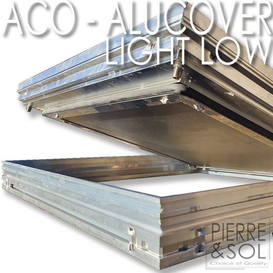Alucover Light/Light Low - Couvercle à carreler étanche - ACO - 40 x 40 cm 50 mm - Image 2