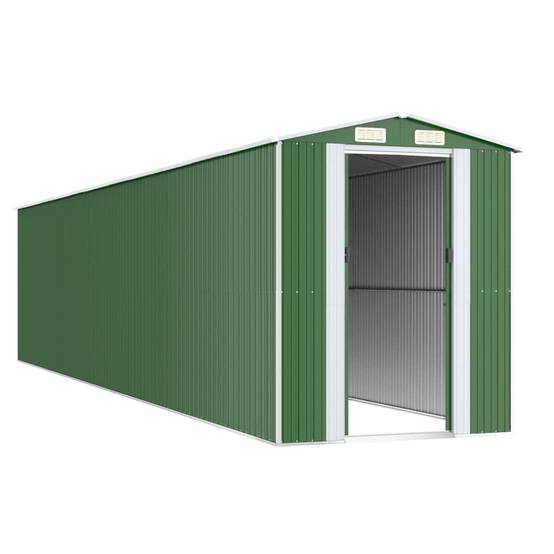 Vidaxl - Abri de jardin Vert 192x938x223 cm Métal galvanisé vidaXL 3147436 - Image 8