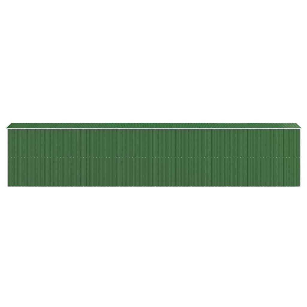 Vidaxl - Abri de jardin Vert 192x938x223 cm Métal galvanisé vidaXL 3147436 - Image 6