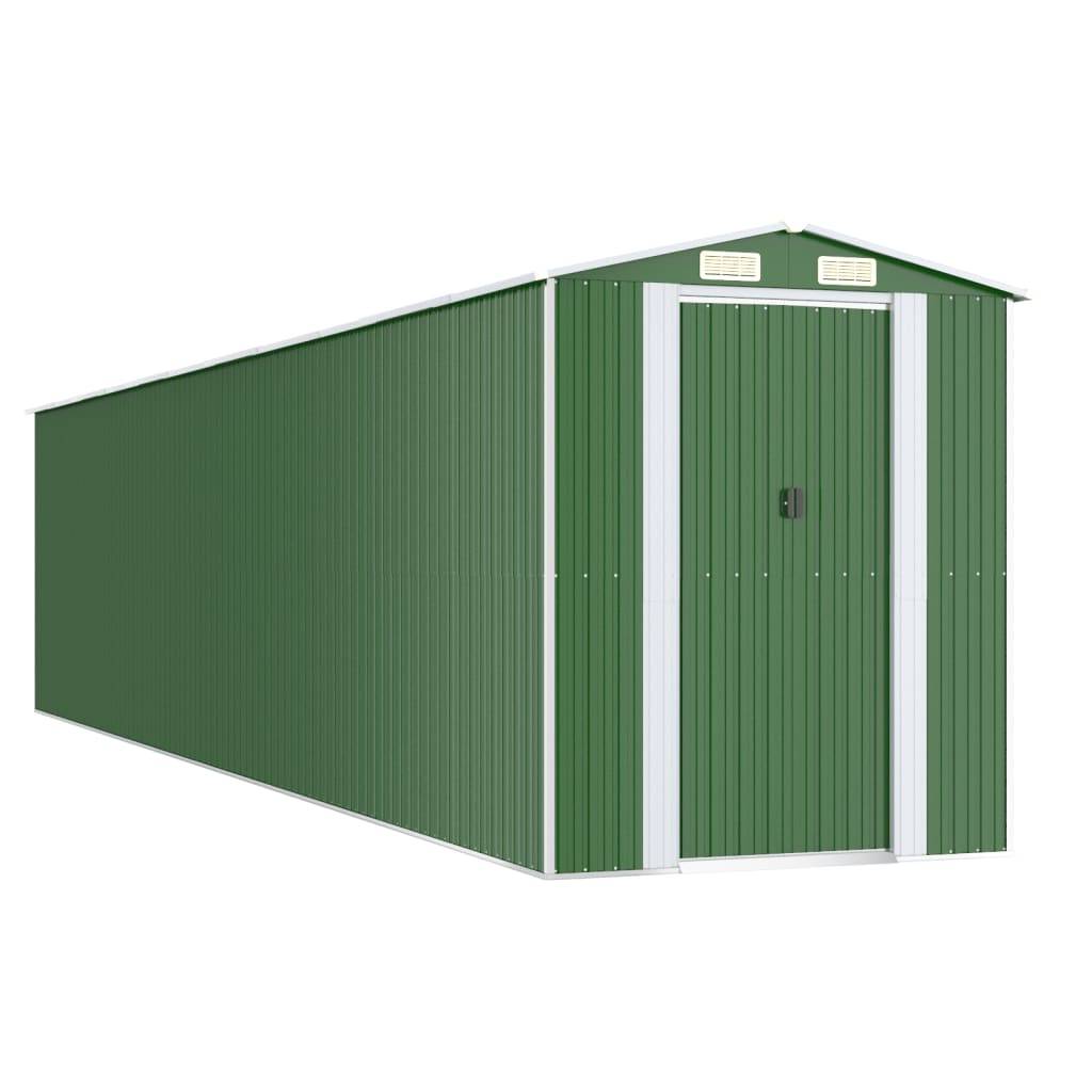 Vidaxl - Abri de jardin Vert 192x938x223 cm Métal galvanisé vidaXL 3147436 - Image 2
