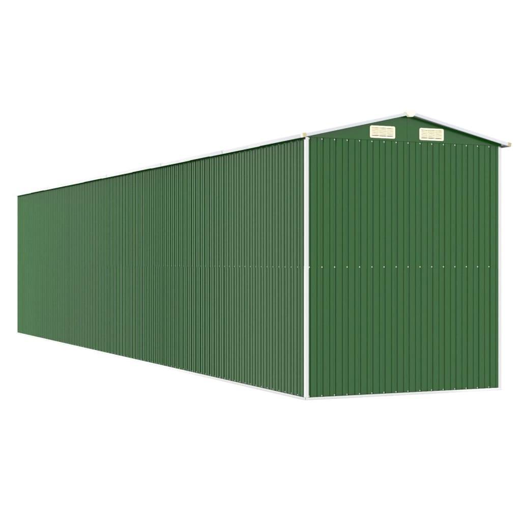 Vidaxl - Abri de jardin Vert 192x938x223 cm Métal galvanisé vidaXL 3147436 - Image 7