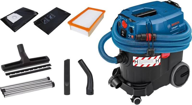 Bosch - Aspirateur eau et poussière classe H 1200W GAS 35 H AFC sous carton - BOSCH - 06019C36W0 - Image 1