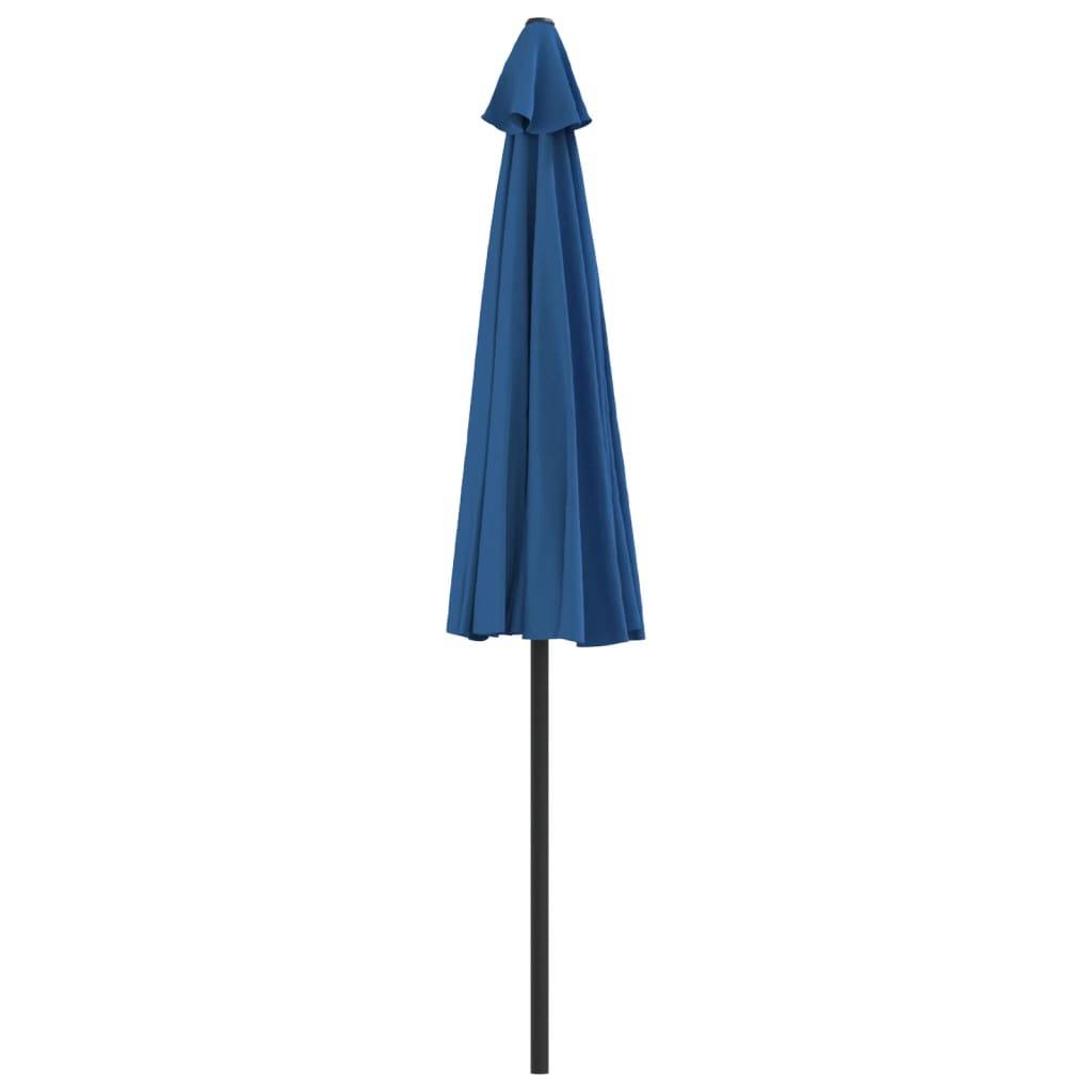 Parasol de balcon aluminium bleu 270 x 144 x 222 cm - PANGIVO - Image 5