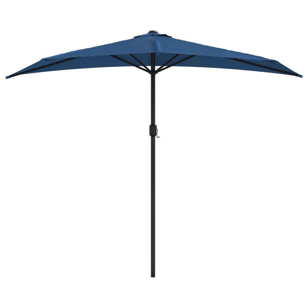 Parasol de balcon aluminium bleu 270 x 144 x 222 cm - PANGIVO - Image 3