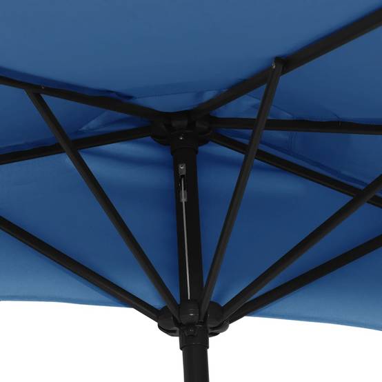Parasol de balcon aluminium bleu 270 x 144 x 222 cm - PANGIVO - Image 6