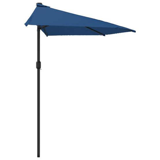 Parasol de balcon aluminium bleu 270 x 144 x 222 cm - PANGIVO - Image 4