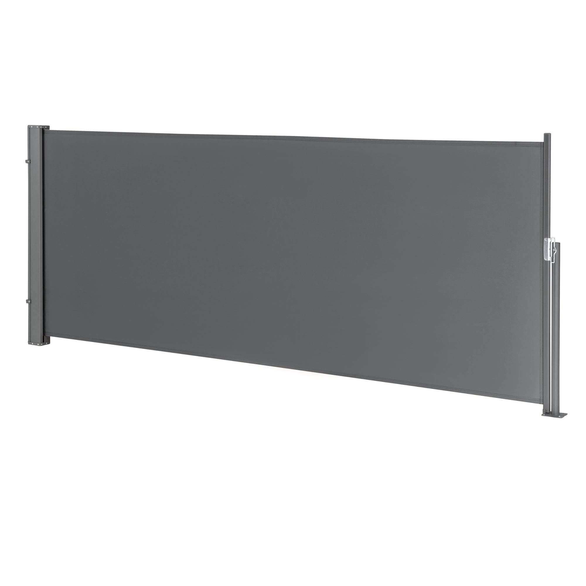 Helloshop26 - Brise-vue pare-soleil store latéral uv 140 x 300 cm gris - Image 1