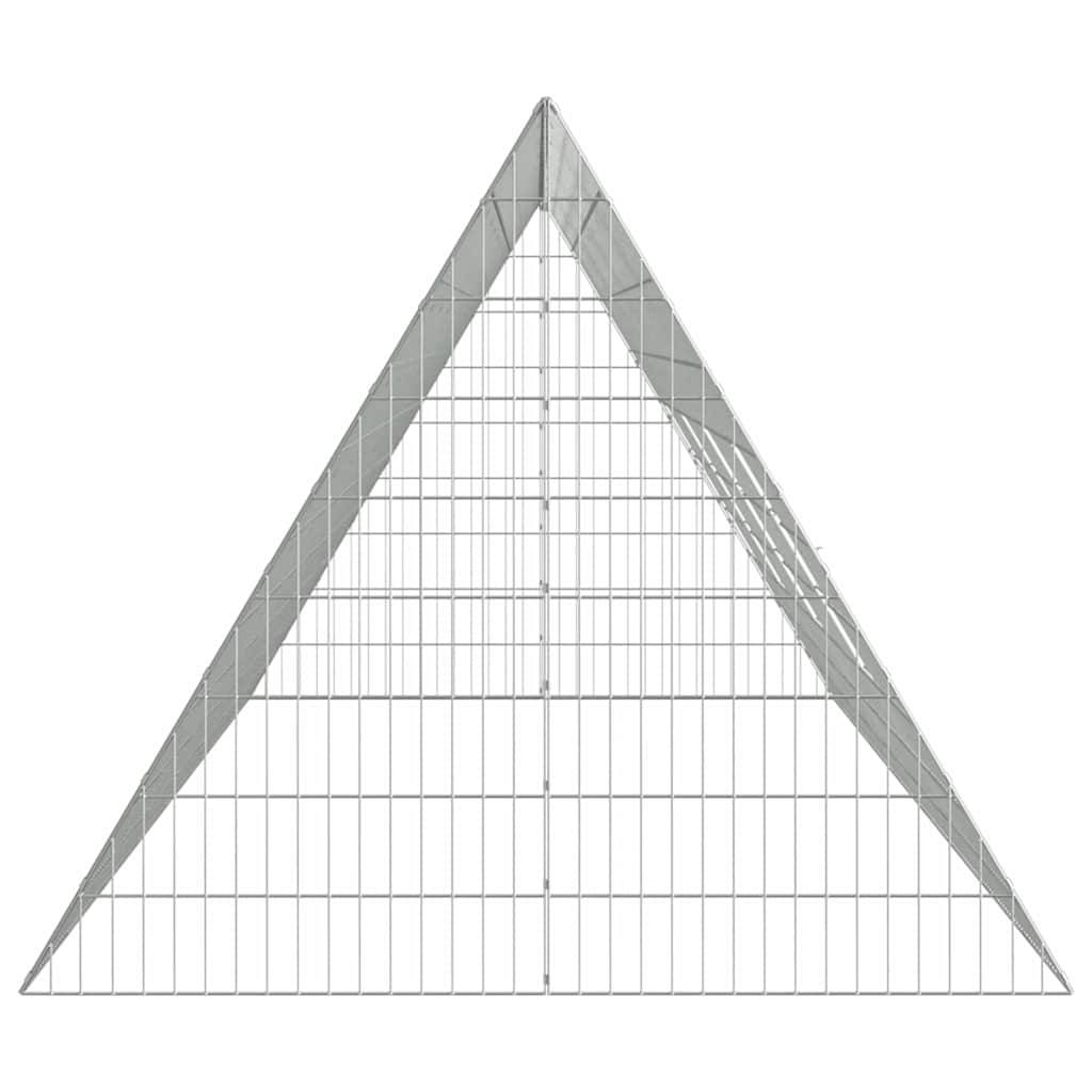 Vidaxl - Cage à poules Argent 430 x 100 x 85 cm Acier galvanisé vidaXL 3394438 - Image 8