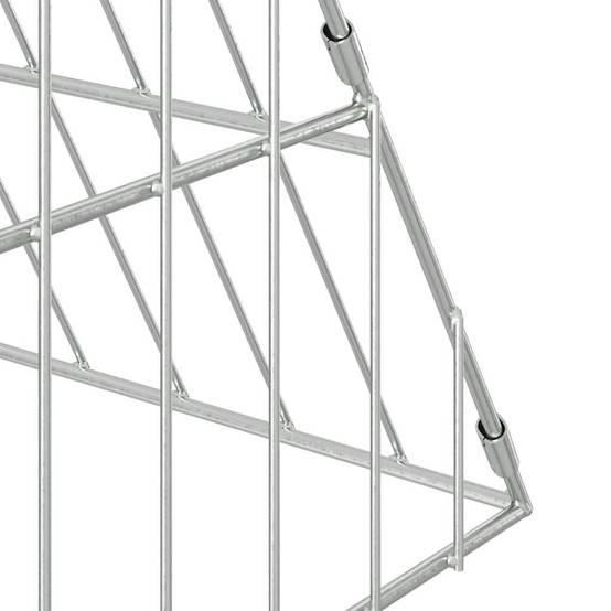 Vidaxl - Cage à poules Argent 430 x 100 x 85 cm Acier galvanisé vidaXL 3394438 - Image 10
