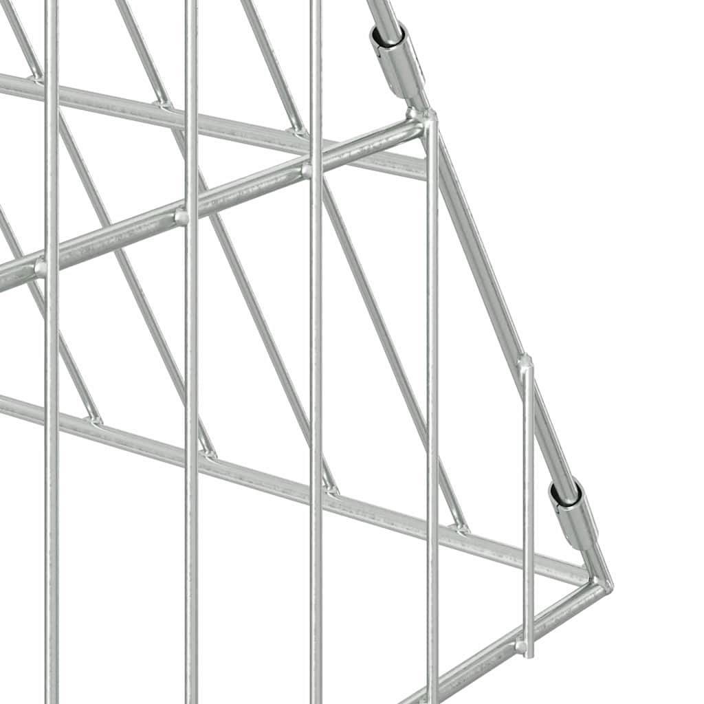 Vidaxl - Cage à poules Argent 430 x 100 x 85 cm Acier galvanisé vidaXL 3394438 - Image 10