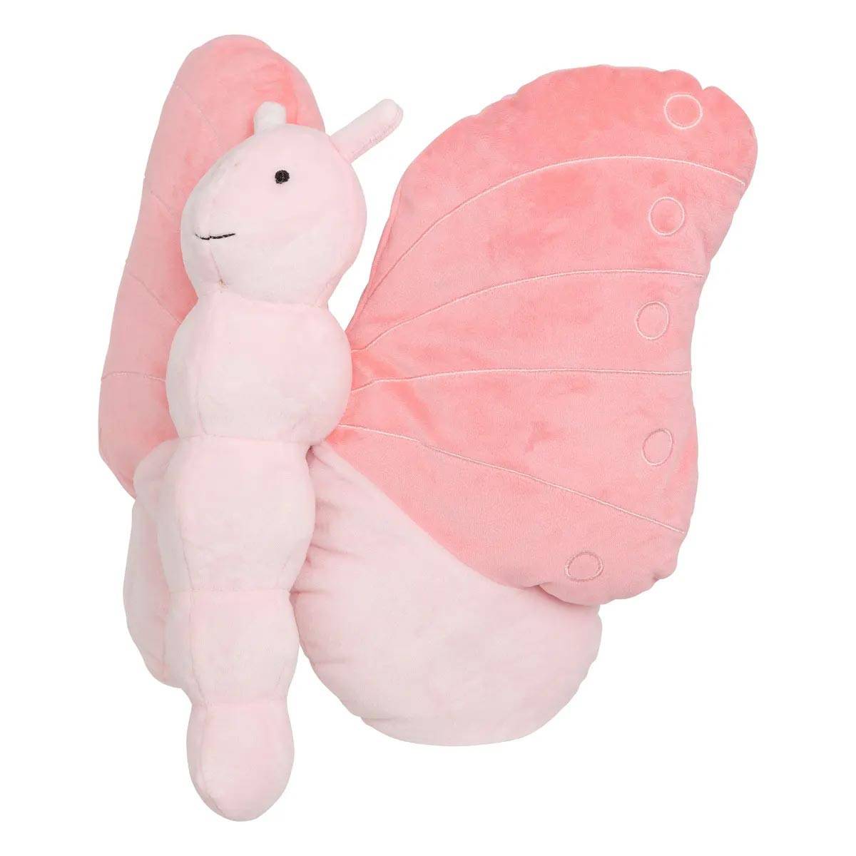 Peluche Enfant Papillon "Alma" 28cm Rose