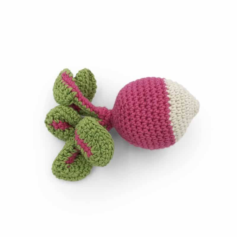 Myum - Hochet Radis Coton Bio Fait-main - Myum - Image 2