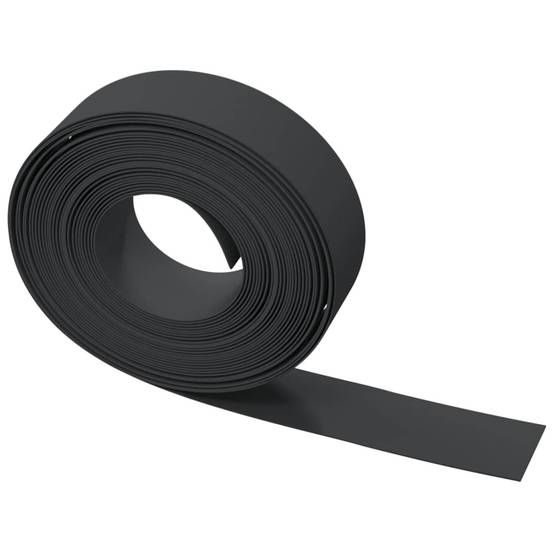 Bordure de pelouse polyéthylène pour jardin aménagement paysager flexible 10mx15cm noir - ComfortXL Outdoor Living - Image 5