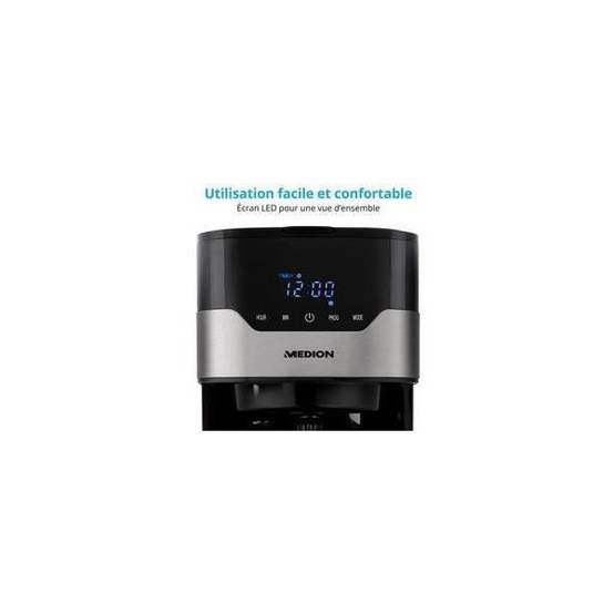 Machine a Cafe - Cafetiere Electrique filtre programmable avec carafe - MEDION - MD 18458 - isotherme - 900W - 1,2 L - Image 2