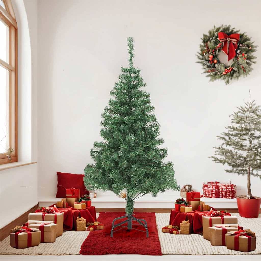 Arbre de Noël, Sapin de Noël artificiel avec support 180 cm 564 branches u137q - Image 1