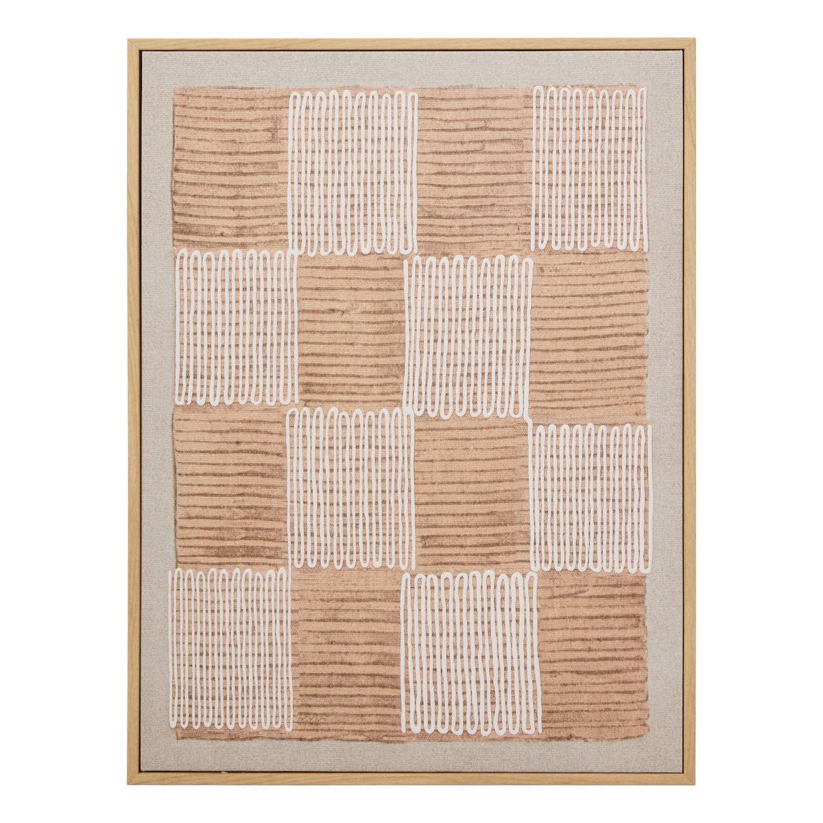 Atmosphera - Toile imprimée Baka 30x40cm marron - Atmosphera Créateur d'intérieur - Image 2