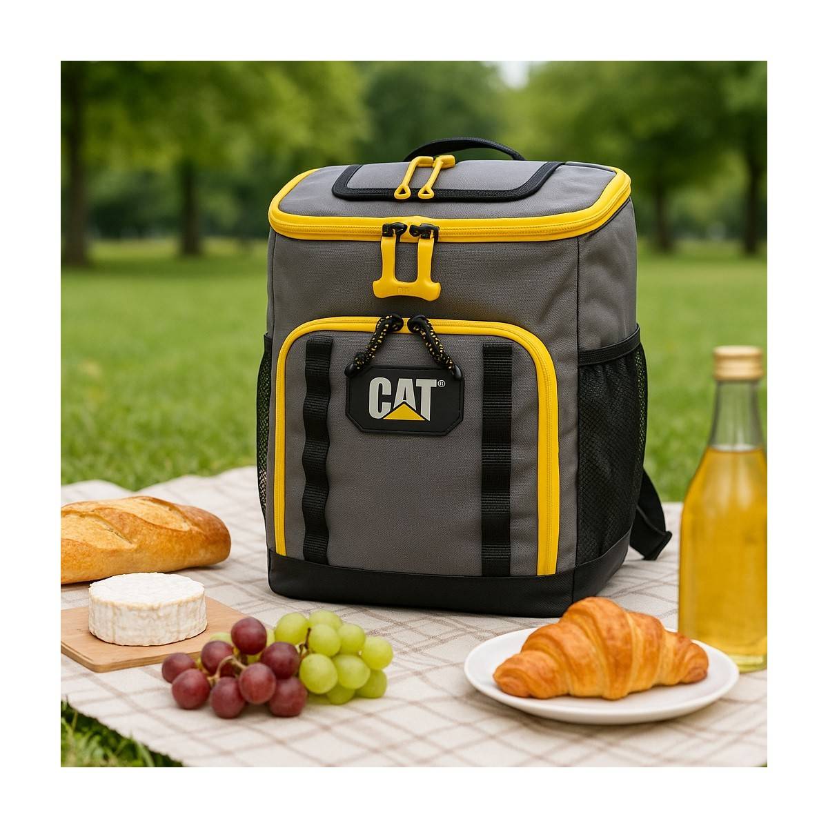 Sac à dos isotherme 20 litres Glacière portable Chantier Camping Plage Caterpillar - Image 7