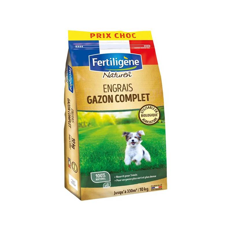 Fertiligène - Engrais Gazon Complet 330m² 10kg Fertiligene - Natgazcomp - Image 1