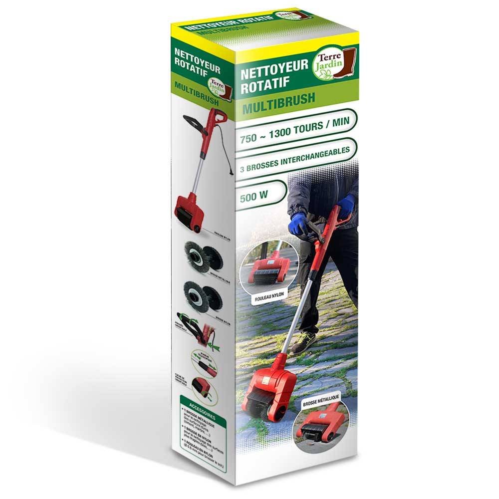 Sans Marque - Nettoyeur électrique terrasse et sol / Brosse rotative Maxibrush - Image 6