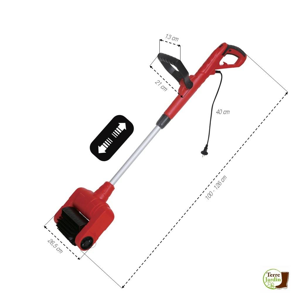 Sans Marque - Nettoyeur électrique terrasse et sol / Brosse rotative Maxibrush - Image 4