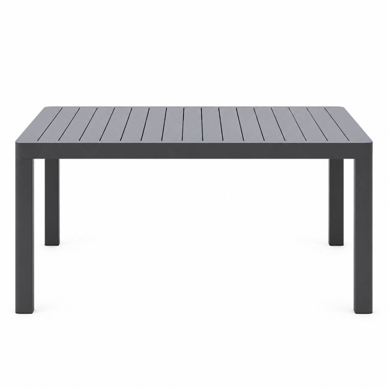 Concept Usine - Table de jardin extensible en aluminium 6 à 8 personnes gris foncé FLORENCIA - Image 10