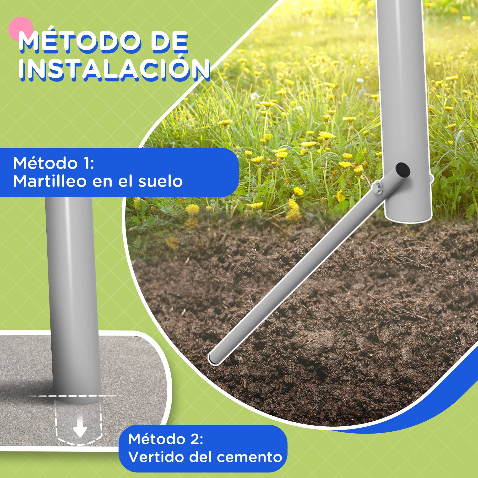 Balançoire jardin gris et vert balancelle planeur traitement anti-UV 255 × 160 × 180 cm - Image 8