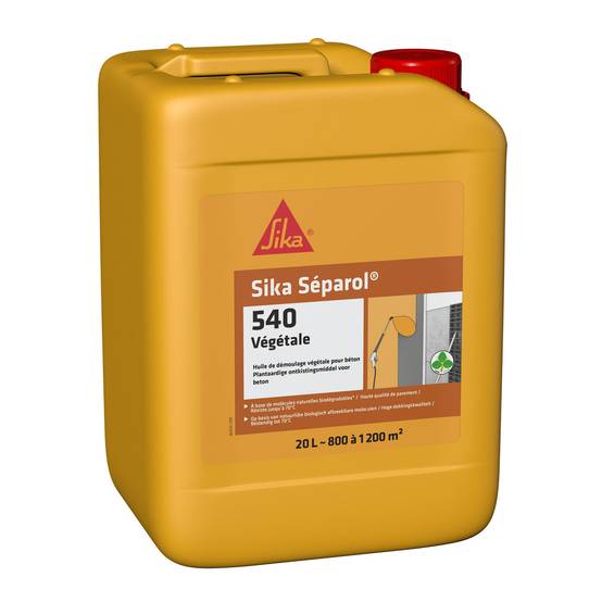 Huile de démoulage différé 20 L Séparol-540 Végétale - SIKA - 657623 - Image 2