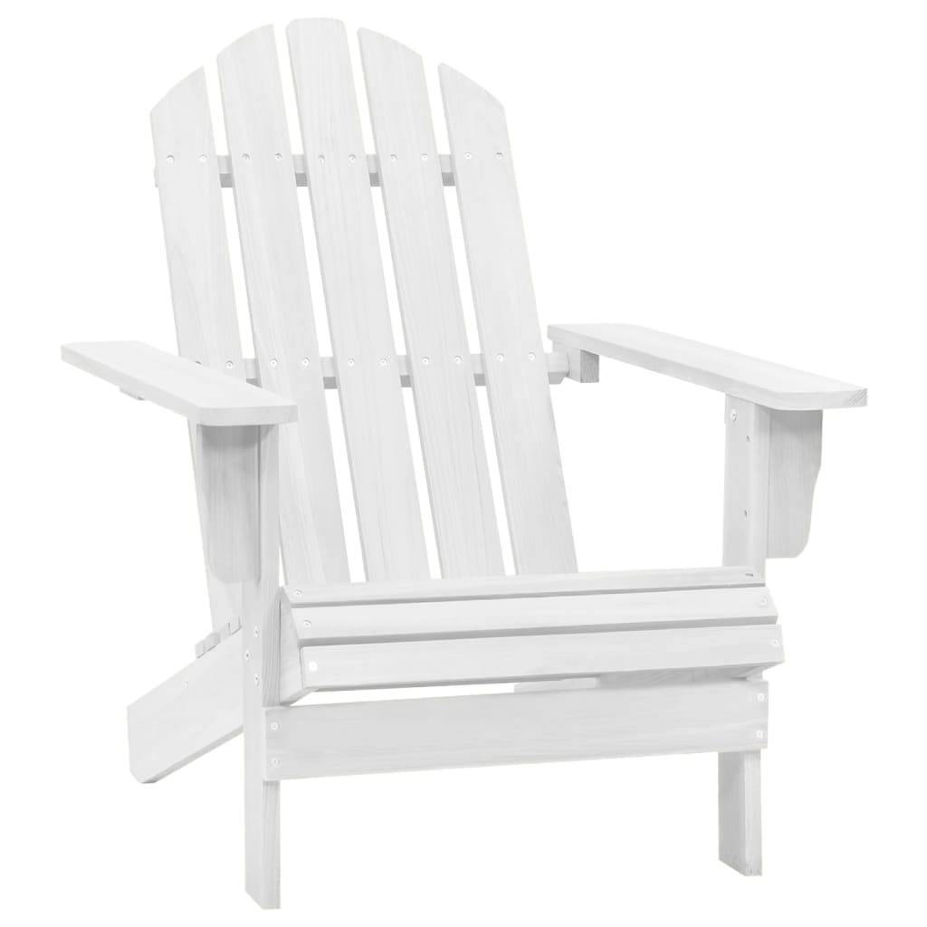 Vidaxl - Chaise de jardin bois blanc vidaXL 40860 - Image 1