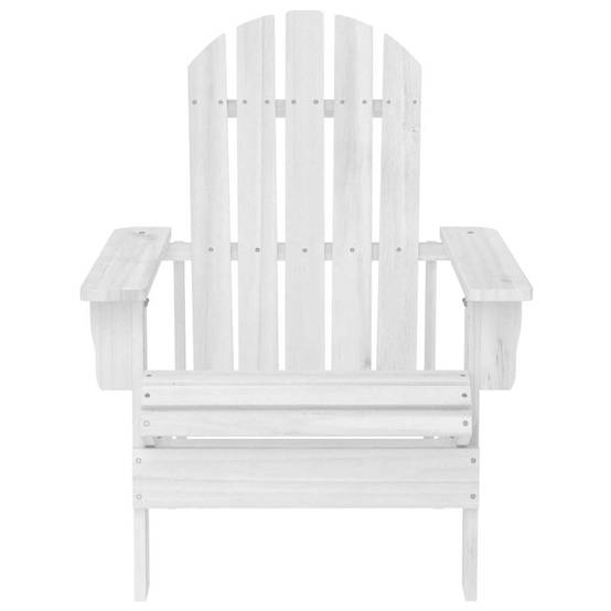 Vidaxl - Chaise de jardin bois blanc vidaXL 40860 - Image 2