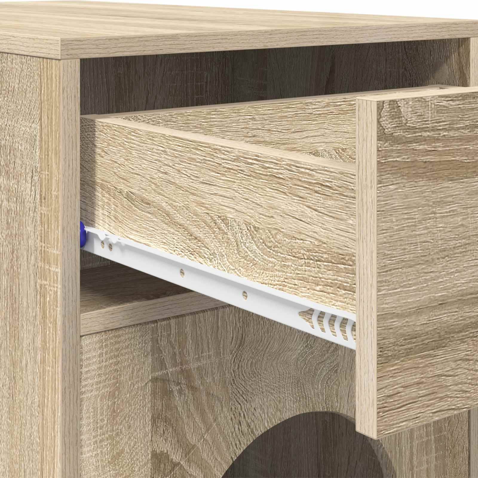 Maison pour chat bois d'ingénierie sonoma 72 x 42.5 x 70 cm - PANGIVO - Image 9