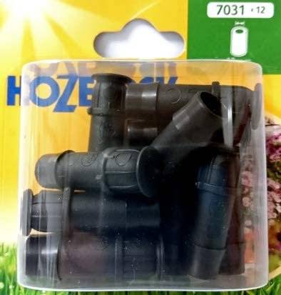 Hozelock - Bouchon Fin de ligne pour tuyau d'arrosage jardin extérieur 13mm (x12) HOZELOCK
