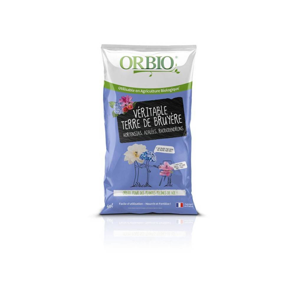 Terre De Bruyere - Orbio - 40 L - Idéale Plantes Acidophiles - Substrat Léger - Image 2