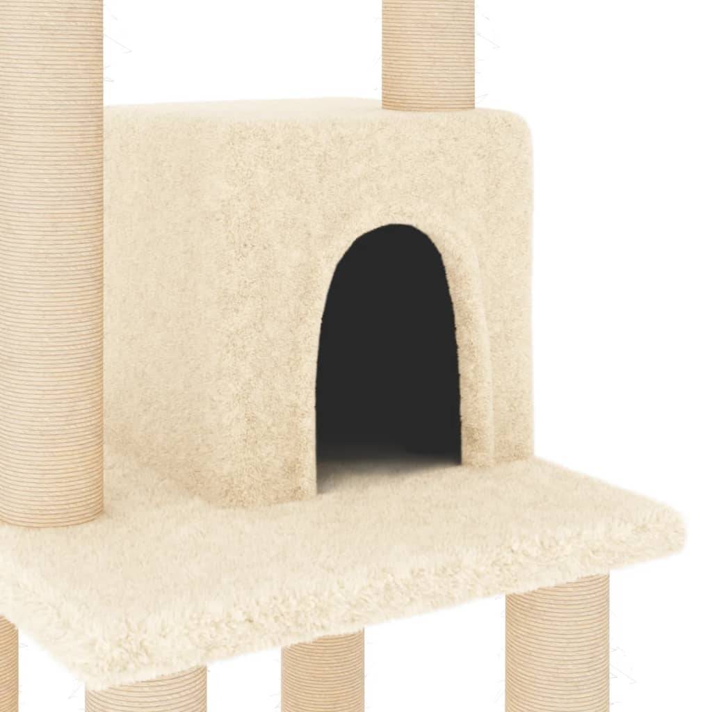 Vidaxl - Arbre à chat avec griffoirs en sisal Crème 105 cm vidaXL 171466 - Image 4