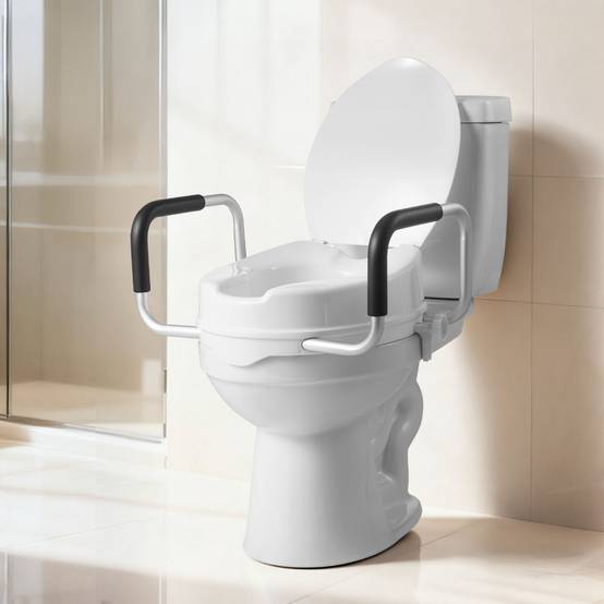 Vevor - VEVOR Rehausseur de Toilette avec Accoudoirs Levage de 10,16 cm Charge 136,1 kg - Image 8