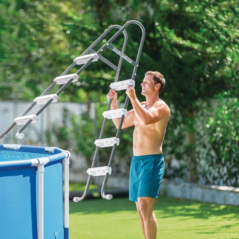 Piscine tubulaire Metal Frame ronde 4,57 x 1,22 m Intex - Image 3