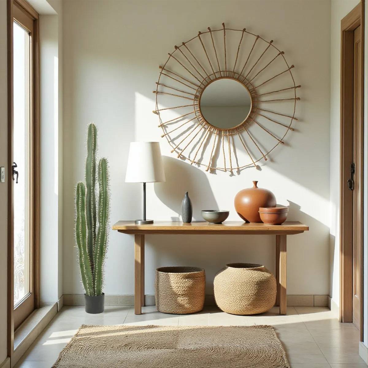 Ligne Deco - Cactus artificiel grande taille 3 troncs 155cm - Image 2