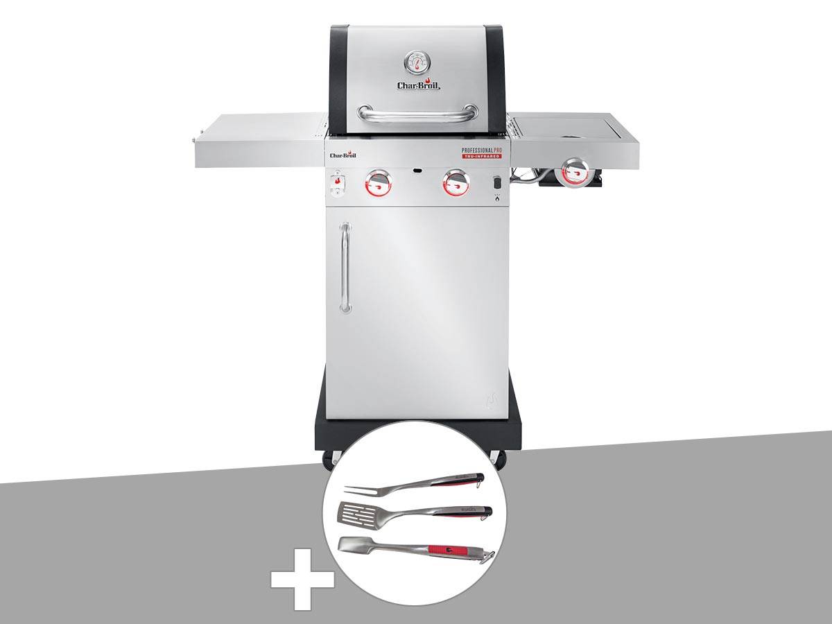 Char-broil - Barbecue à gaz Professional Pro S 2 + Kit 3 ustensiles - Char-Broil - Image 1