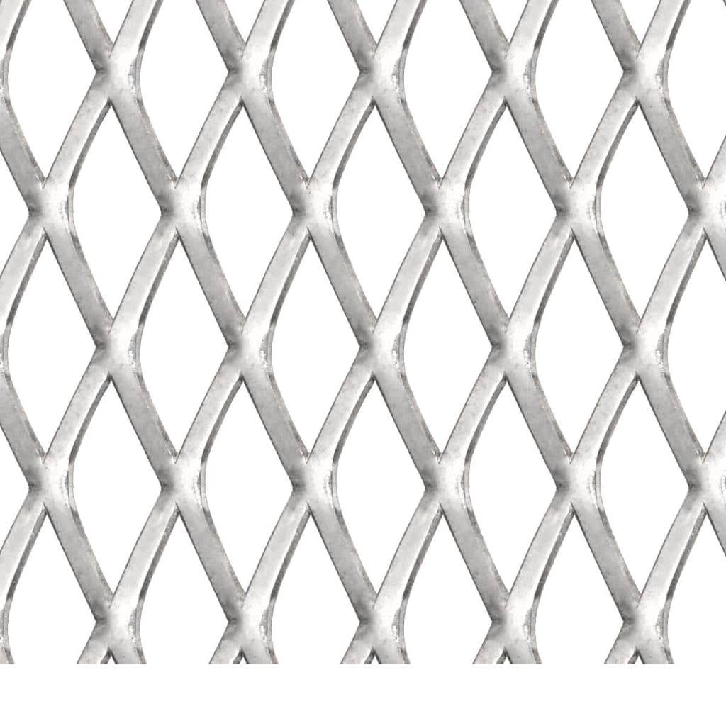 Grillage de jardin - Clôture à treillis - Treillis de jardin Acier inox 100x85 cm 20x10x2 mm - Image 3
