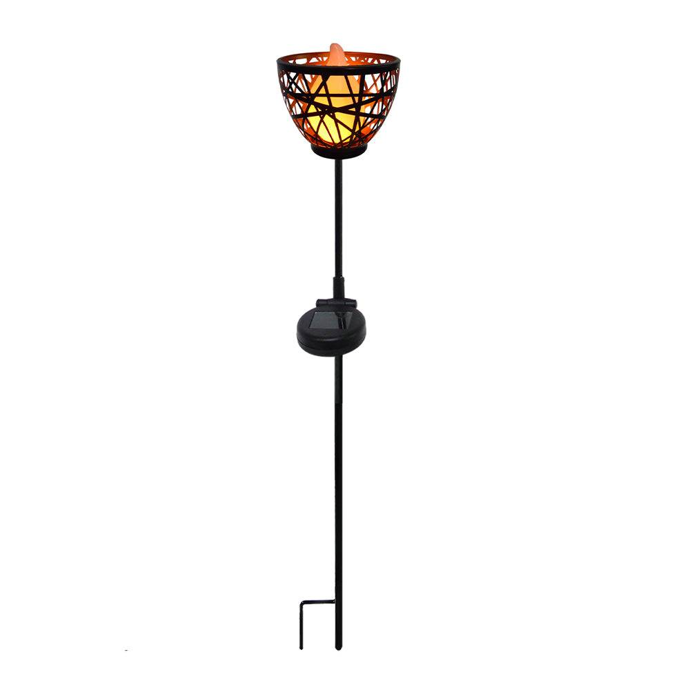 Lumisky - Torche solaire en métal BLOSSOM Noir Metal H84.5CM - Image 1