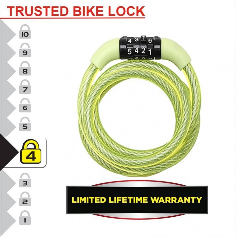 Master Lock - Câble antivol MASTERLOCK, L.1.2 m x Diam.8 mm - Image 5