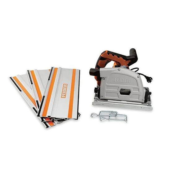 Feider Scie plongeante FEIDER FS1612-1 1400 W 165 mm avec rail de guidage ...